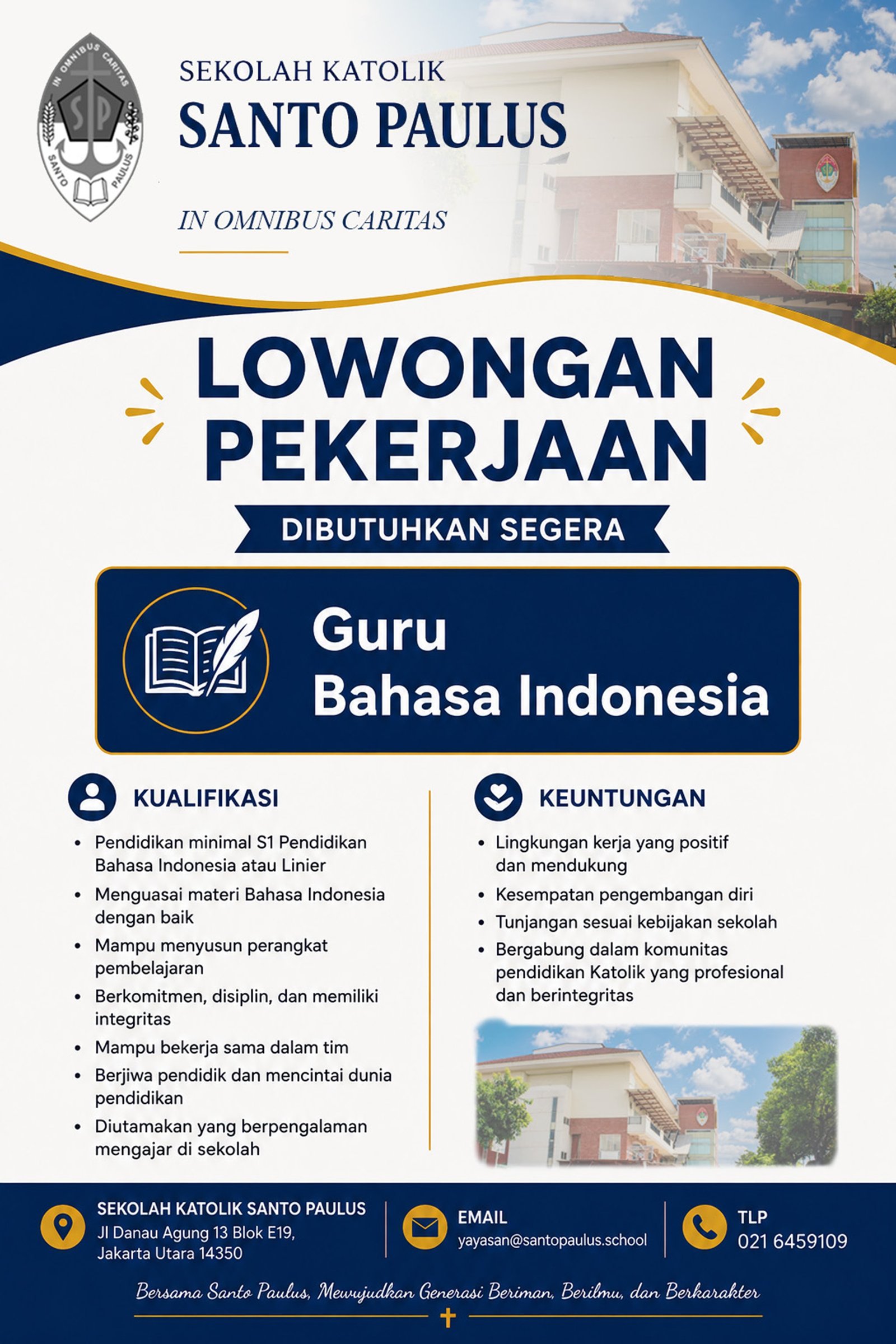 LOKER Guru Bahasa Indonesia